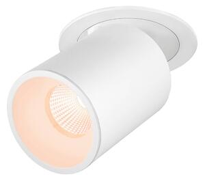 LA 1007045 NUMINOS® PROJECTOR L stropní zápustné svítidlo, 2700 K, 55°, válcové, bílé/bílé - BIG WHITE (SLV)