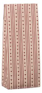 Papírový sáček Hearts and Stripes 30,5 cm – set 5 ks