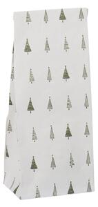Papírový sáček Green Christmas Trees 22,5 cm – set 5 ks