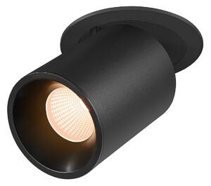 LA 1007032 NUMINOS® PROJECTOR L stropní zápustné svítidlo 2700 K, 40°, válcové, černé/černé - BIG WHITE (SLV)