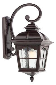 Redo 9648 - Venkovní nástěnná lampa YORK 1xE27/70W/230V IP44 hnědá