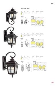 Redo 9648 - Venkovní nástěnná lampa YORK 1xE27/70W/230V IP44 hnědá