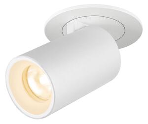 LA 1006901 NUMINOS® PROJECTOR XS stropní zápustné svítidlo, 3000 K, 55°, válcové, bílé/bílé - BIG WHITE (SLV)