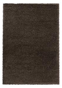 Tmavě hnědý koberec 60x110 cm Fluffy – Ayyildiz Carpets