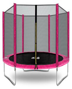 Aga SPORT TOP Trampolína 180 cm Pink + ochranná síť