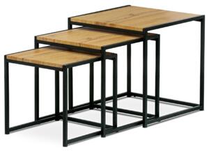 Konferenční stolek Autronic 45x45 cm hnědý MDF AF-3003 OAK