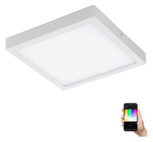 Eglo 33209 - LED RGBW Stm. stropní svítidlo FUEVA-C LED/21W/230V 30x30 cm bílá