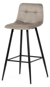 Barová židle Autronic hnědá Látka AUB-X7015 CAP2