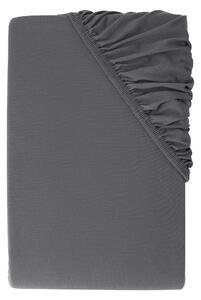 Livarno® Žerzejové napínací prostěradlo, 90-100 x 200 cm (tmavě šedá) (100394900002)