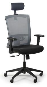 Kancelářská židle FELIX, šedá