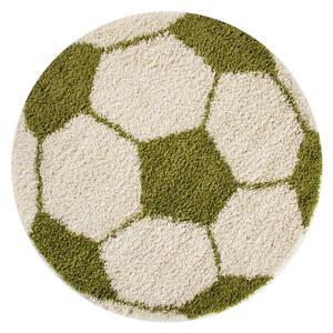 Zeleno-krémový dětský koberec ø 100 cm Fun – Ayyildiz Carpets