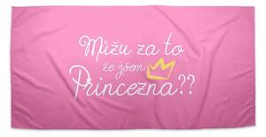 Sablio Ručník Můžu za to, že jsem princezna - 30x50 cm
