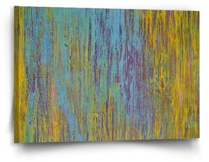 Sablio Obraz Dřevěná abstrakce - 90x60 cm