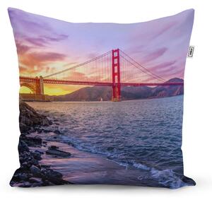 Sablio Polštář Golden Gate 5 - 40x40 cm