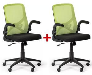 Kancelářská židle FLEXI 1+1 ZDARMA, zelená