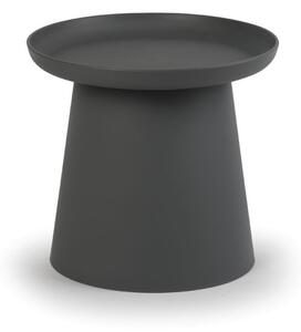 Plastový kávový stolek FUNGO průměr 500 mm, šedý