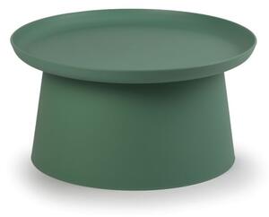 Plastový kávový stolek FUNGO průměr 700 mm, zelený
