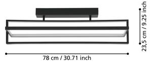 Eglo 900465 - LED Stmívatelné stropní svítidlo SIBERIA LED/34W/230V + DO
