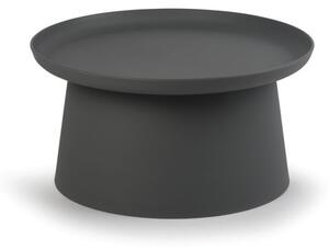 Plastový kávový stolek FUNGO průměr 700 mm, šedý
