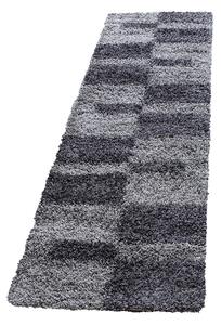 Tmavě šedý běhoun 80x250 cm Gala – Ayyildiz Carpets
