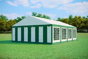 Párty stan 6x8 m STANDARD - ohnivzdorný barva Zeleno-bílá