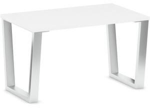 Konferenční stůl VECTOR, deska 1000 x 680 mm, bílá