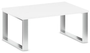 Konferenční stůl STIFF, deska 1000 x 680 mm, bílá