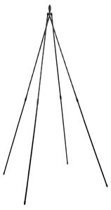 Zahradní pergola ve tvaru obelisku, opora pro popínavé rostliny, dekorativní vrchol, 180 cm