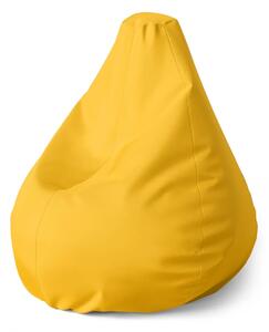Sablio Sedací vak Pear Žlutooranžová - 70 x 95 x 15 cm