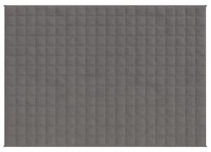 Zátěžová deka šedá 152 x 203 cm 11 kg textil