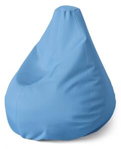 Sablio Sedací vak Pear Modrá 3 - 70 x 95 x 15 cm