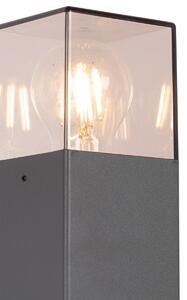 Venkovní lampa 70 cm antracitová s hrotem země a kabelovým pouzdrem - Dánsko