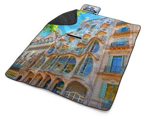 Sablio Plážová deka Barcelona Gaudi Casa Batllo 2: 200x140 cm