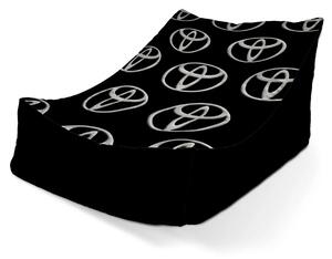 Sablio Sedací vak Lounge Toyota Pattern - 80 x 95 x 50 cm
