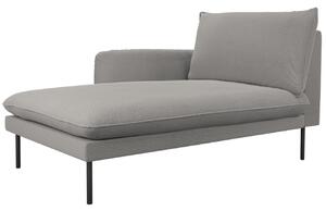 -25 % Dny MOMENTI– Cosmopolitan Design Šedá bouclé lenoška Vienna 170 cm, levá