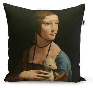 Sablio Polštář Dáma s hranostajem - Leonardo da Vinci - 40x40 cm