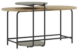 Marckeric Zelený set dvou lakovaných konferenčních stolků Rosie 102x58 / 40 cm