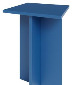 Modrý vysoký odkládací stolek MOJO MINIMAL 39,5 x 39,5 cm