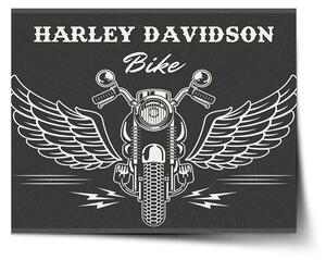 Sablio Plakát Harley-Davidson S křídly - 60x40 cm
