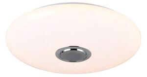 Trio Leuchten R69031901 MUSICA - Stropní LED RGB svítidlo s bluetooth reproduktorem a dálkovým ovladačem, LED 33W, 2700 - 6500K, Ø 58cm (Stropní RGB svítidlo stmívatelné dálkovým ovladačem a s vestavným reproduktorem)