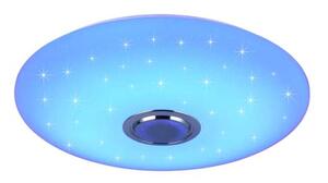 Trio Leuchten R69031901 MUSICA - Stropní LED RGB svítidlo s bluetooth reproduktorem a dálkovým ovladačem, LED 33W, 2700 - 6500K, Ø 58cm (Stropní RGB svítidlo stmívatelné dálkovým ovladačem a s vestavným reproduktorem)