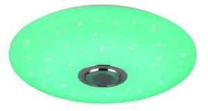 Trio Leuchten R69031901 MUSICA - Stropní LED RGB svítidlo s bluetooth reproduktorem a dálkovým ovladačem, LED 33W, 2700 - 6500K, Ø 58cm (Stropní RGB svítidlo stmívatelné dálkovým ovladačem a s vestavným reproduktorem)