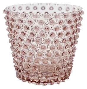Sklárna Častolovice - Váza,Svícen,Květináč,Mísa 16cm - Hobnail - Ananas– fialka ametyst