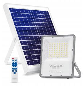 VIDEX LED solární pouliční lampa GELIO - 100W - 5000K + pilot
