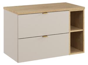 Sada skříňka Comad Dalia Cashmere DALIA CASHMERE 82-60-46-2S, deska na skříňku Comad Nordic Cremona CREMONA 89-80-46 M, CREMONA UN 81-20-44