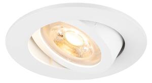 LA 1007368 NEW TRIA® 68 stropní vestavné svítidlo, kulaté, max. 10W GU10, bílá - BIG WHITE (SLV)