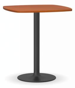Konferenční stolek FILIP II, 660x660 mm, černá podnož, deska třešeň