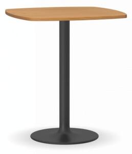 Konferenční stolek FILIP II, 660x660 mm, černá podnož, deska buk