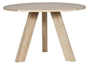 Jídelní stůl z dubového dřeva WOOOD Rhonda, ø 129 cm