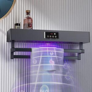 Sušák ručníků s UV sterilizátorem ElectricSun Standard Grey, 450 W, do koupelny nebo kuchyně, nástěnný, 60 cm